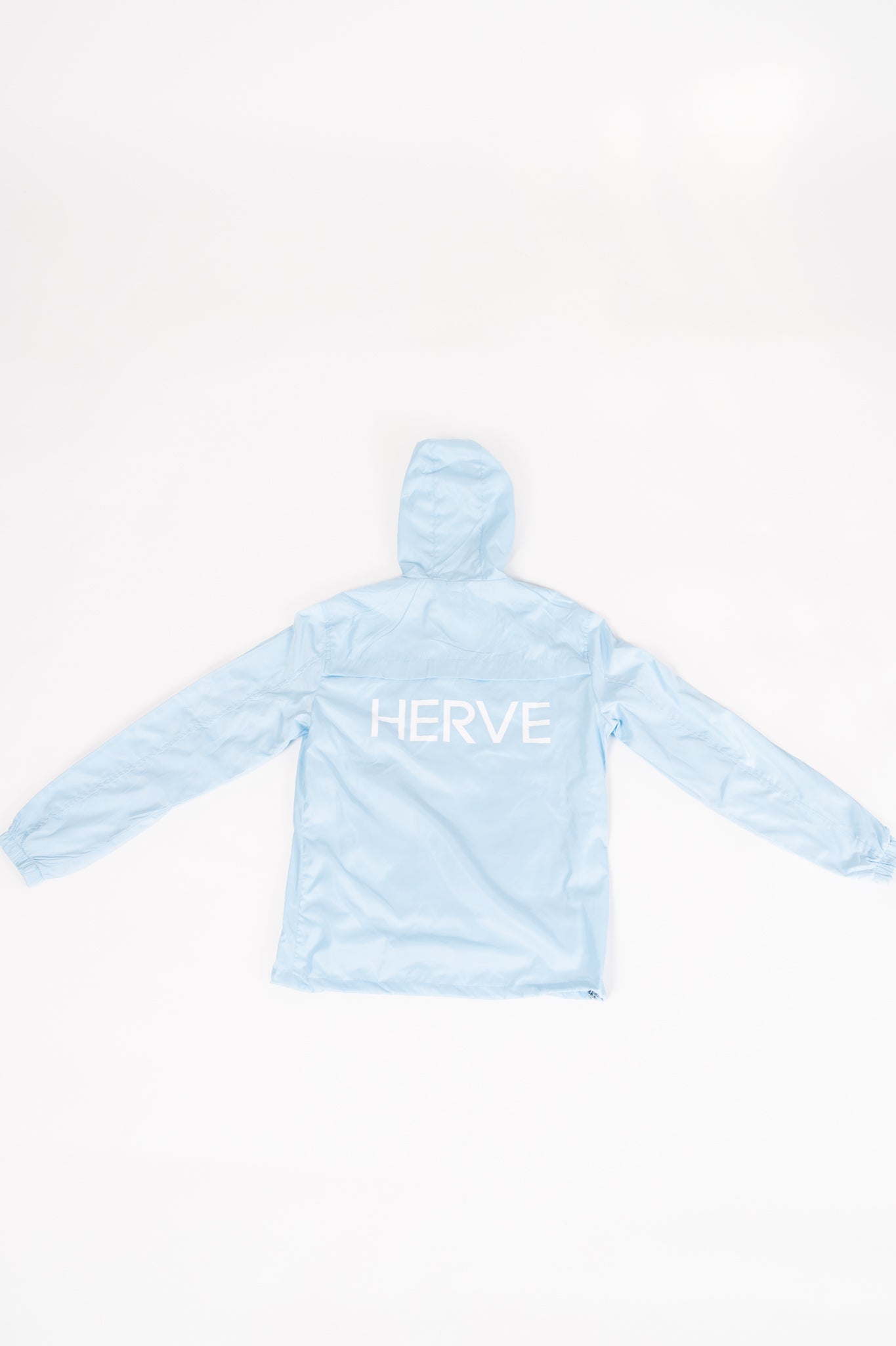 Herve Sky-blue Windbreaker Jacket