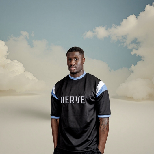 Black Tricolore Tee
