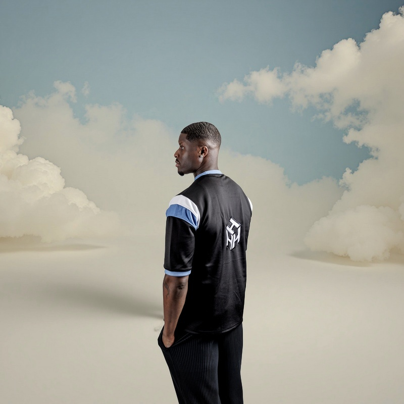 Black Tricolore Tee